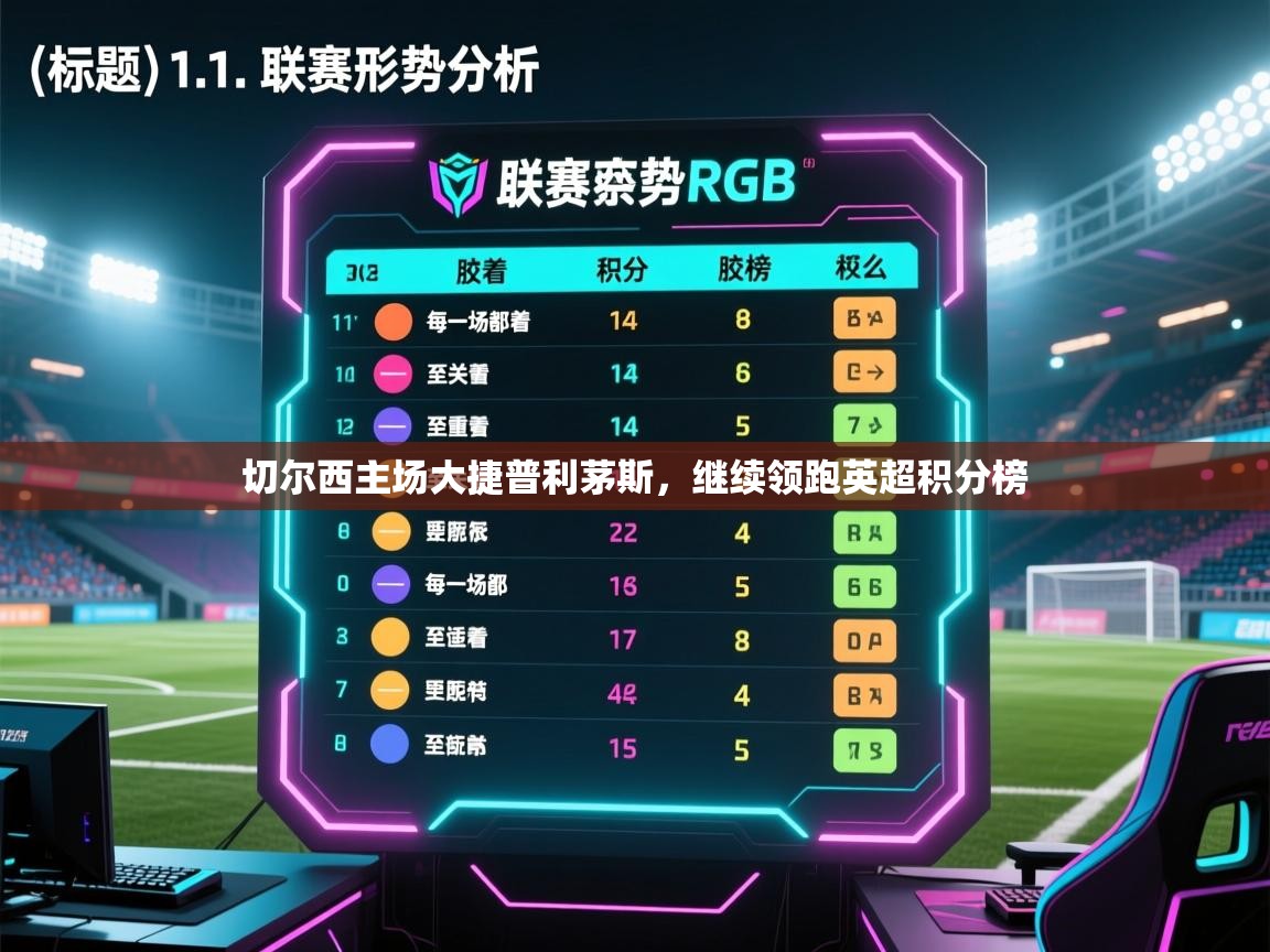 切尔西主场大捷普利茅斯，继续领跑英超积分榜  第1张